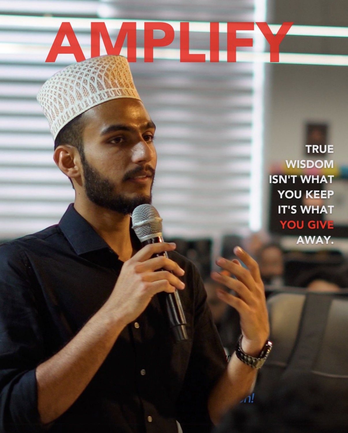 Speaking at a tech workshop